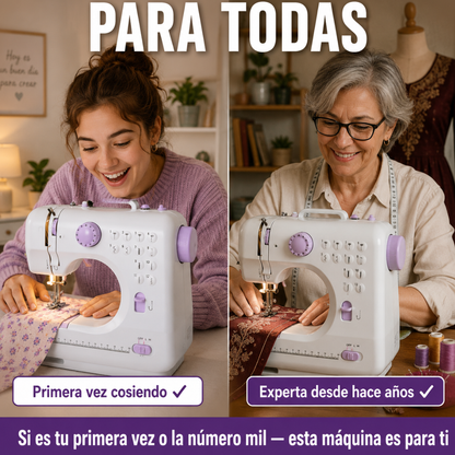 Máquina De Coser 12 Puntadas + Kit De Costura